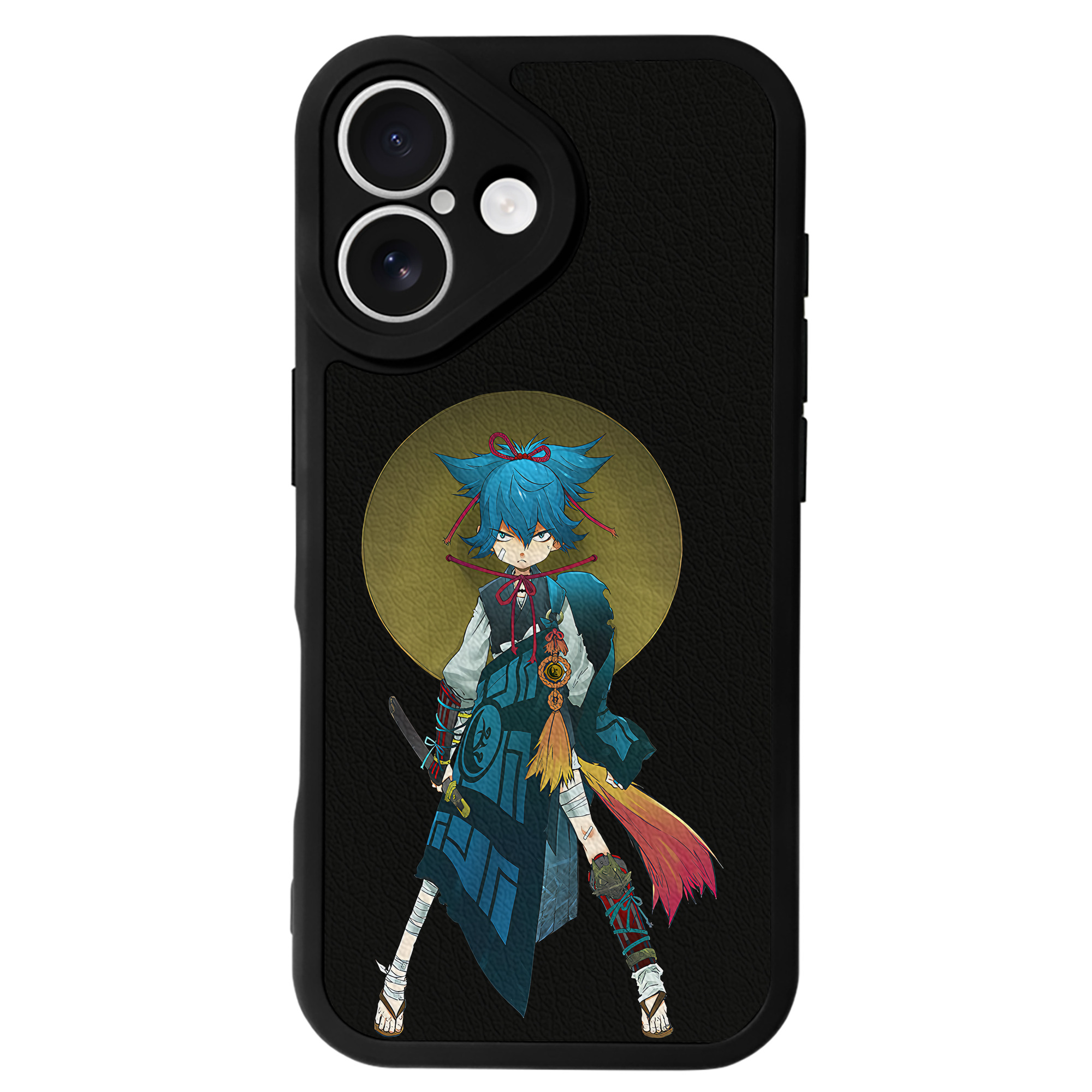 （画像用） 刀剣乱舞 Touken Ranbu 【iPhone 16シリーズ対応】シリコンスマホケース（レザー調） 材質：シリコン